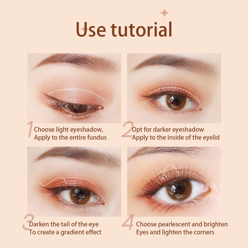 Clearance Sale Rabbit Witch Sweet Fun Party eye shadow quad Pearlescent Matte Large Ground color eye shadow Plate Student Fair Price Makeup