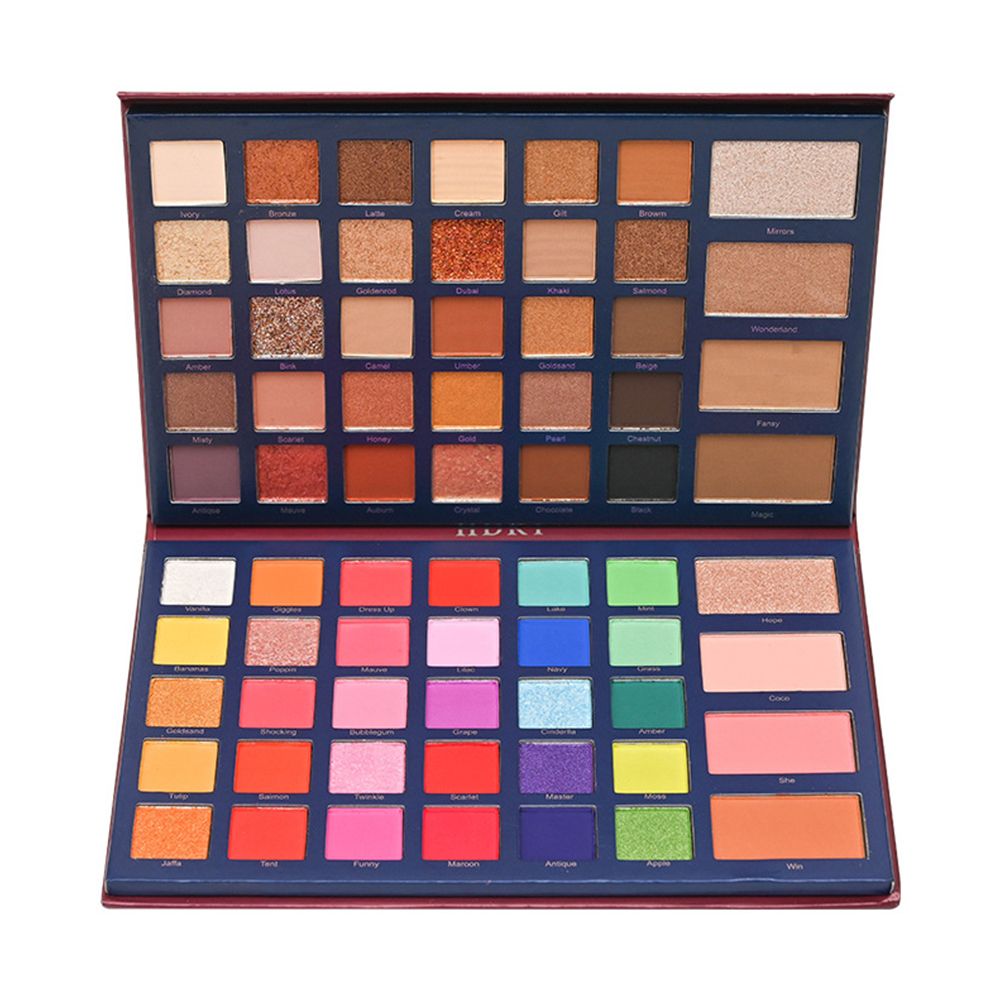 Clearance Sale 68 color eye shadow disc cos stage makeup pearlescent color makeup disc high gloss powder blusher eye shadow integrated disc