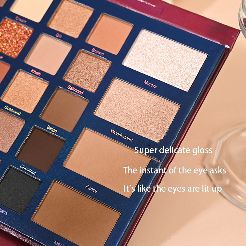 Clearance Sale 68 color eye shadow disc cos stage makeup pearlescent color makeup disc high gloss powder blusher eye shadow integrated disc