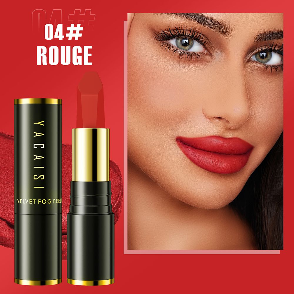 [Today's Special Offer] Hyaluronic Acid Velvet Lipstick Matte Plain Whitening Student Lipstick Non Staining Glass Non Fading Lip Gloss Matte Velvet Hyaluronic Acid Lipstick Waterproof Makeup