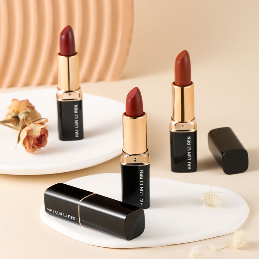 [Today's Special Offer] Lipstick Velvet Matte Easy to Color Lipstick Makeup Moisturizing Whitening Student Affordable Lip Mud Non Staining Glass Not Easy to Fade