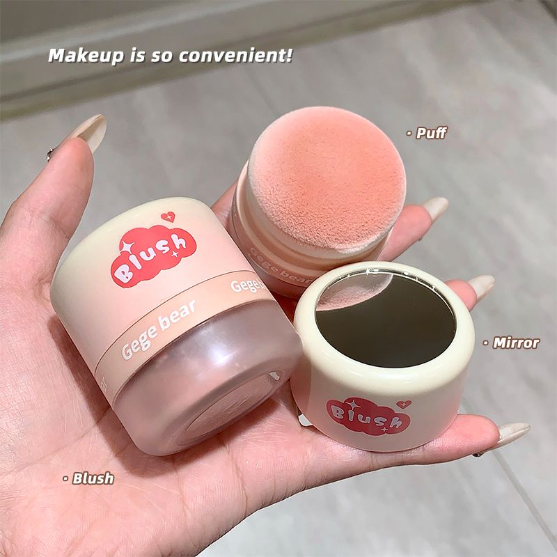 （Clearance Sale） Air sensitive blush pink matte high gloss cosmetic puff natural nude makeup low saturation makeup