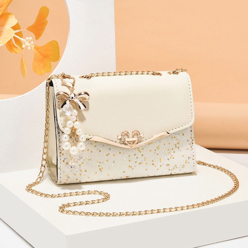 Fashion bag Women's bag Crossbody bag Sequined shoulder bag Korean version women's bag mobile phone bag coin purse