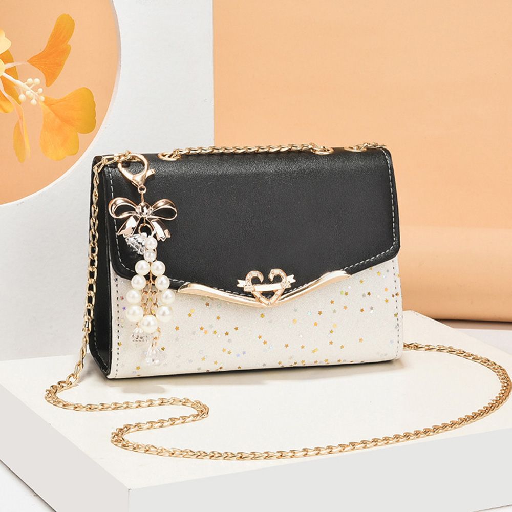 Fashion bag Women's bag Crossbody bag Sequined shoulder bag Korean version women's bag mobile phone bag coin purse