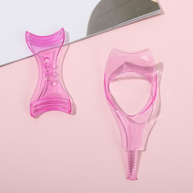 Clearance Sale  Eye Makeup 3 in 1 Mascara Eyeliner Applicator False Eyelash Flapper Makeup Tool Eyeliner Assist Eye Makeup Template Brush Eyelash Card Thrush Curling Novice Eye Flapper  tool