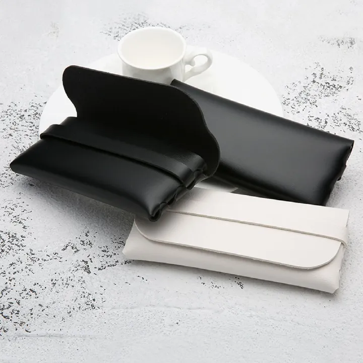Leather glasses case Portable glasses case PU woven bag Sunglasses case Sunglasses storage case