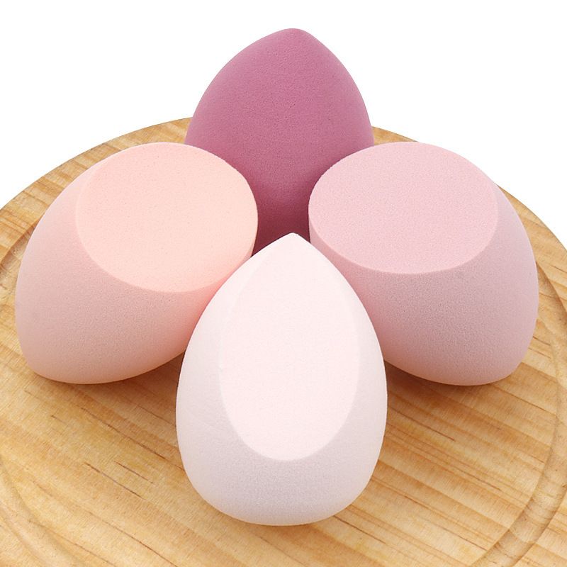 Clearance Sale  One box of 4 packs Makeup Egg Air Cushion Makeup Egg Sponge Egg Powder Free Powder Storage Box Wet and Dry Storage Box Makeup Egg Set