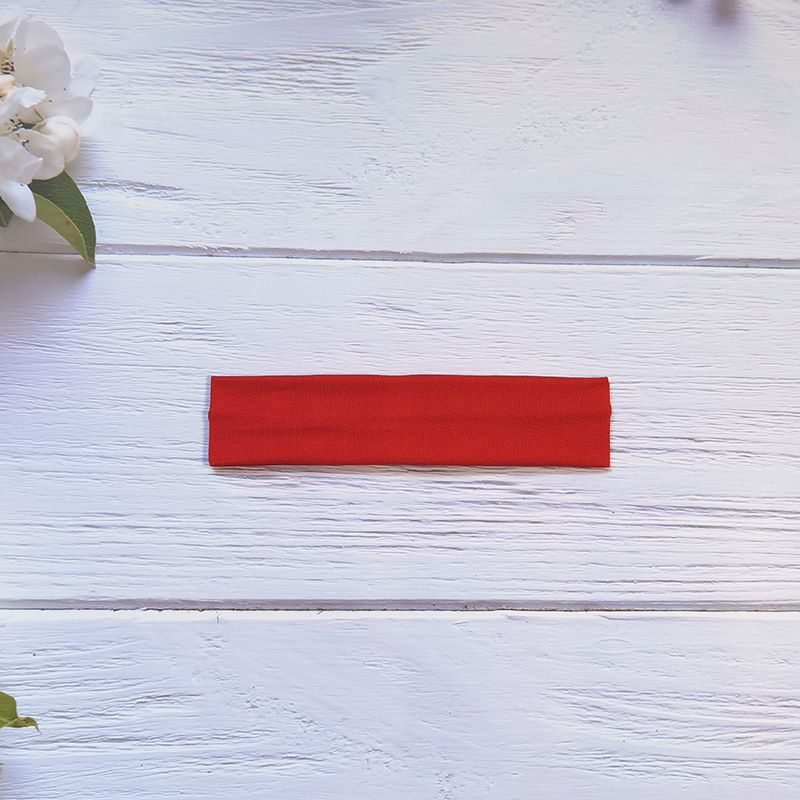 European and American Fashion Solid Color High Elasticity Headband Yoga Sports Headband Hair Accessories Sweat Absorbing Headband Headband Wide Edge Headband