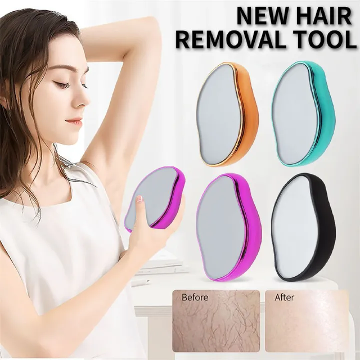 Manual hair grinder, nano hair remover that does not harm the skin, hair removal device to remove calluses and dead skin on the feet, foot sole and heel grinder