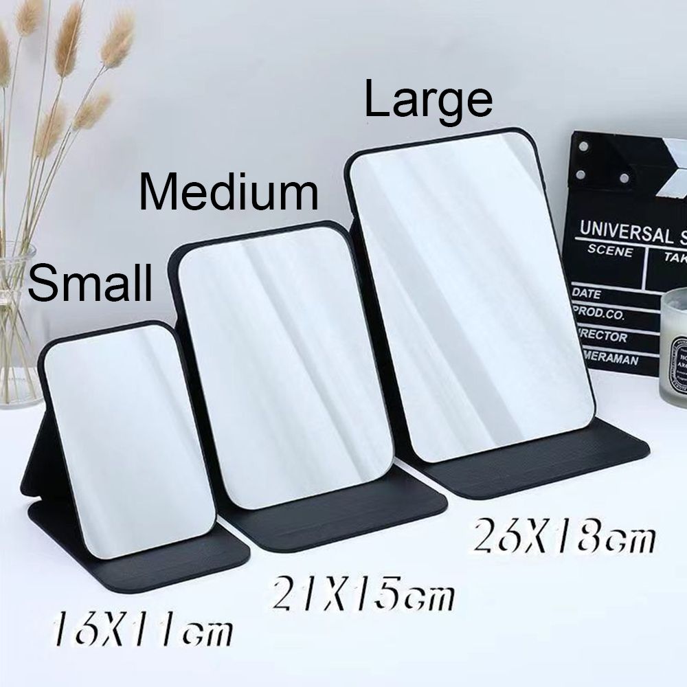 Mirrors, makeup mirrors, Instagram style, portable folding for student dormitories, full screen desktop, large, medium, and small sizes
