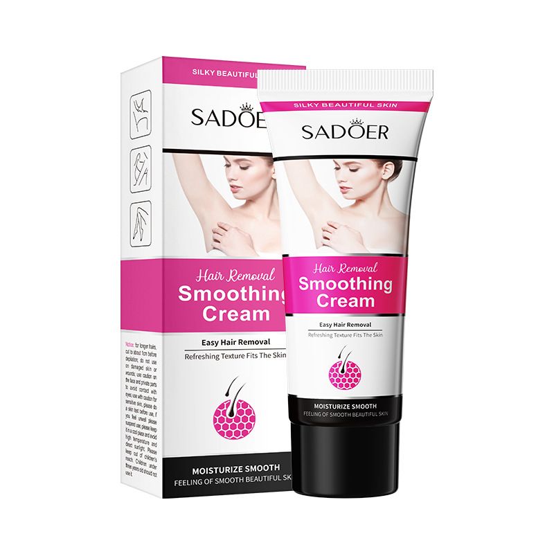 SADOER Gentle skin cleansing and hair removal cream SADOER body care products 50g Fresh arms, armpits, legs, men and women, soft and gentle hair removal cream