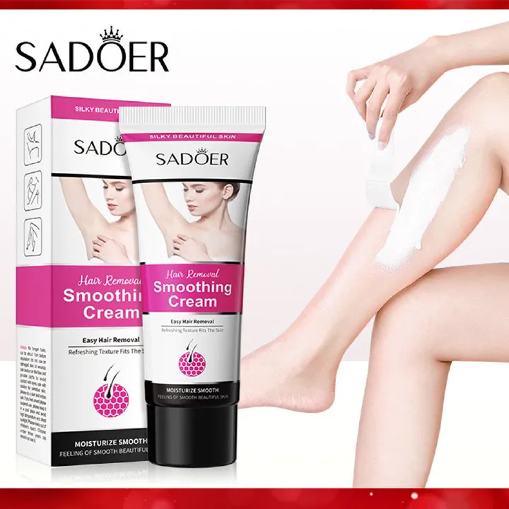 SADOER Gentle skin cleansing and hair removal cream SADOER body care products 50g Fresh arms, armpits, legs, men and women, soft and gentle hair removal cream