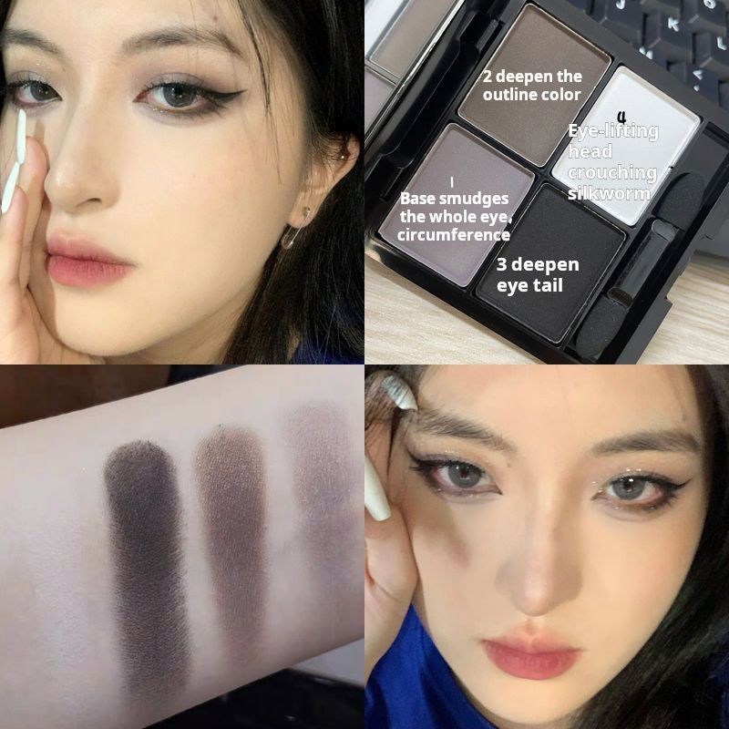 Clearance Sale Popular super hot coffee color eye shadow waterproof priming plain face matt natural daily earth color students