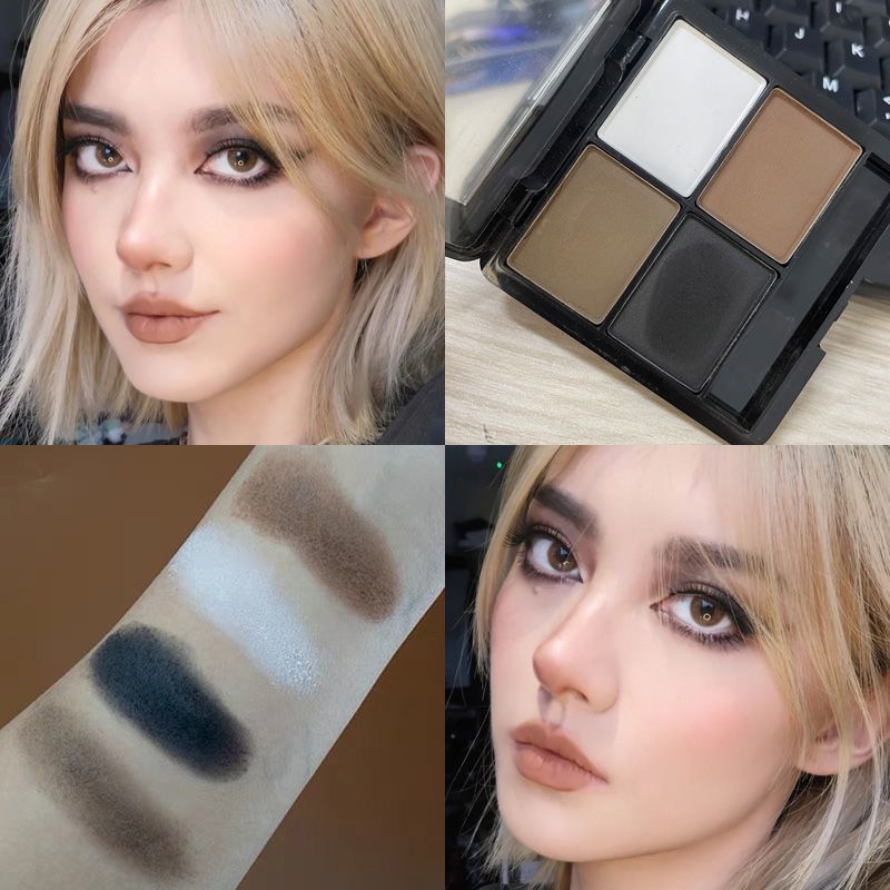 Clearance Sale Popular super hot coffee color eye shadow waterproof priming plain face matt natural daily earth color students