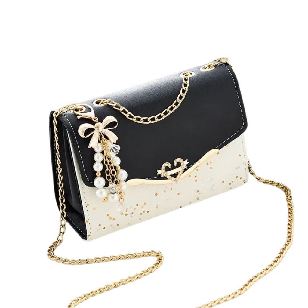 Fashion bag Women's bag Crossbody bag Sequined shoulder bag Korean version women's bag mobile phone bag coin purse