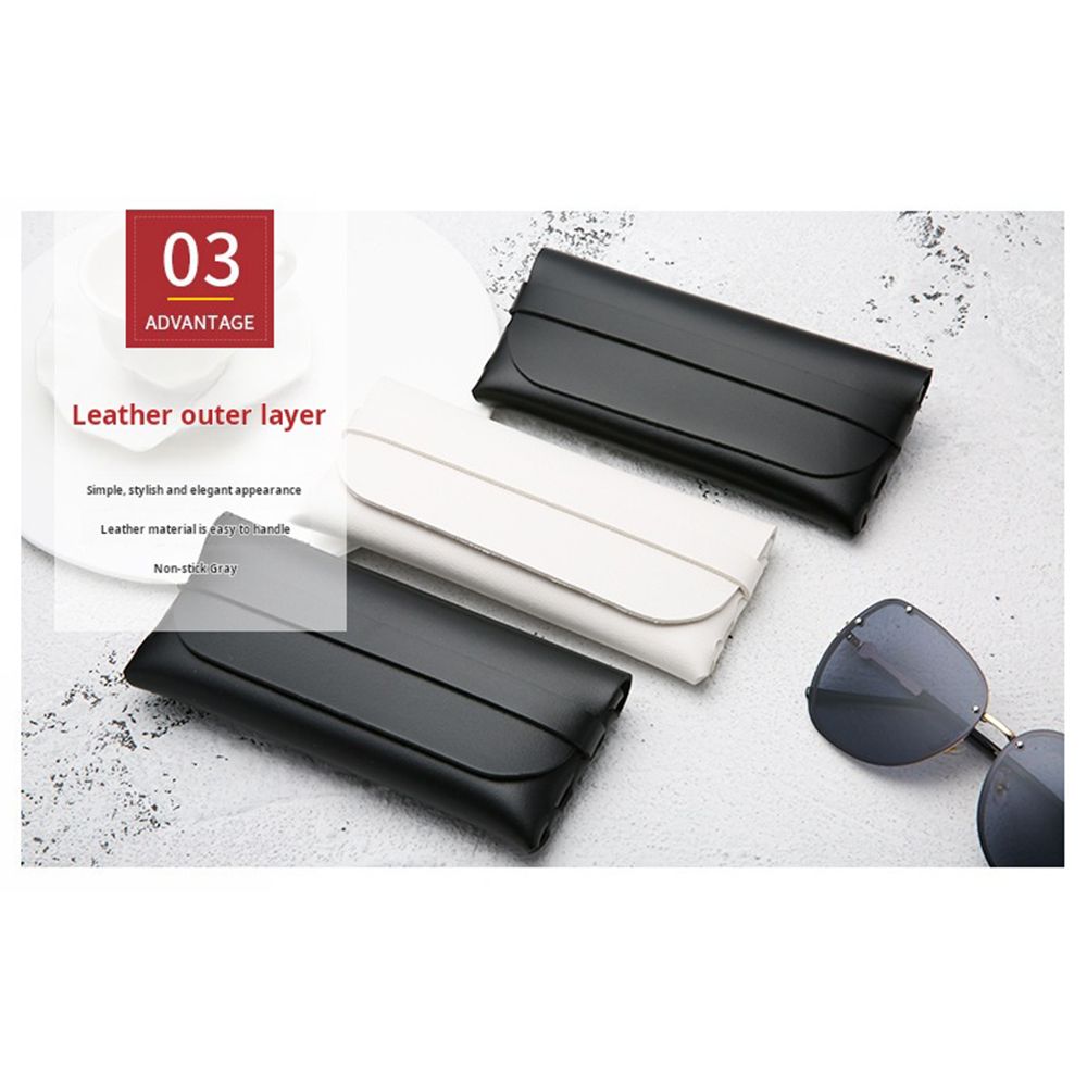 Leather glasses case Portable glasses case PU woven bag Sunglasses case Sunglasses storage case