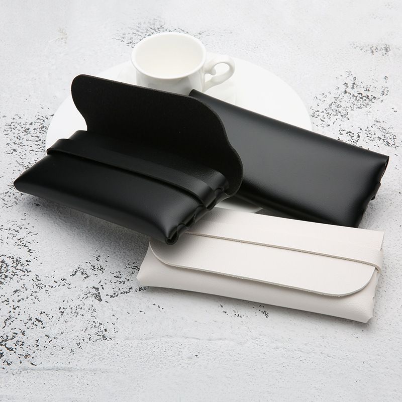 Leather glasses case Portable glasses case PU woven bag Sunglasses case Sunglasses storage case