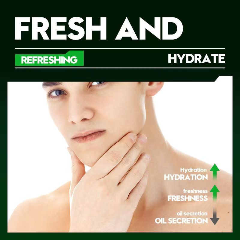 Men's specific facial cleanser for removing blackheads, shrinking pores, refreshing, oil controlling, oil removing, moisturizing, deep cleansing 100g
