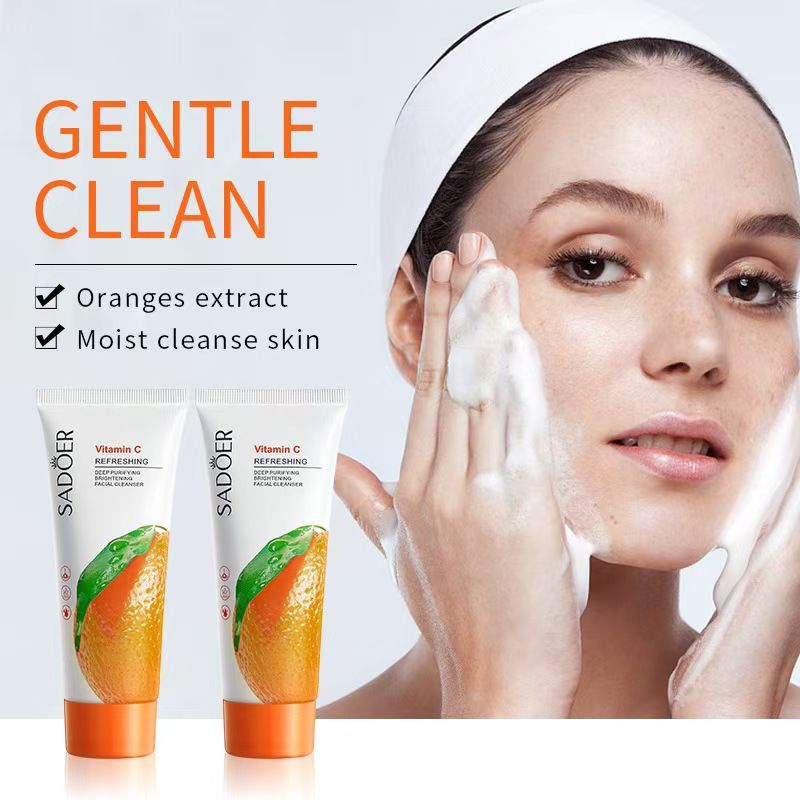 Facial cleanser SADOER rose cleanser 100g deep cleanser moisturizing skin brightening cleanser facial cleanser