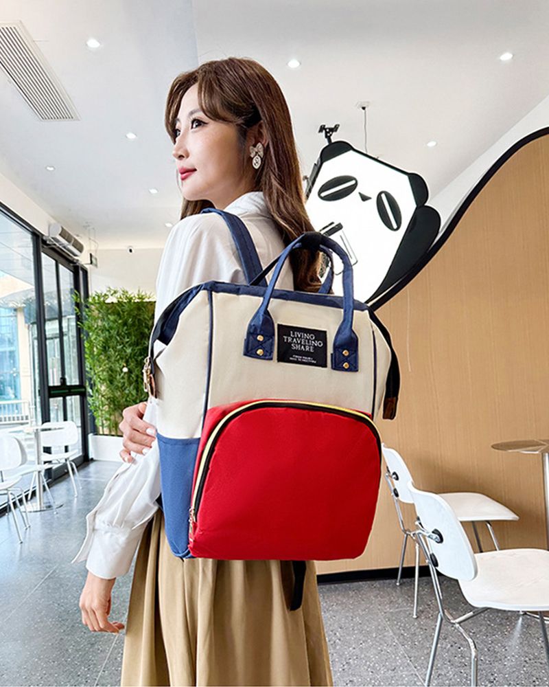 （Clearance Sale）Mommy bag, new handheld backpack, insulated outdoor backpack, large capacity multifunctional mother and baby bag