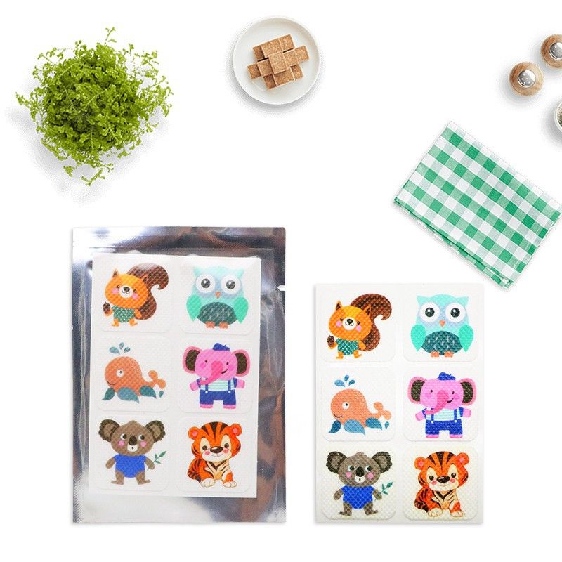 Children's and adults' mosquito repellent stickers, summer outdoor physical mosquito prevention, long-lasting protection, mosquito repellent plant formula