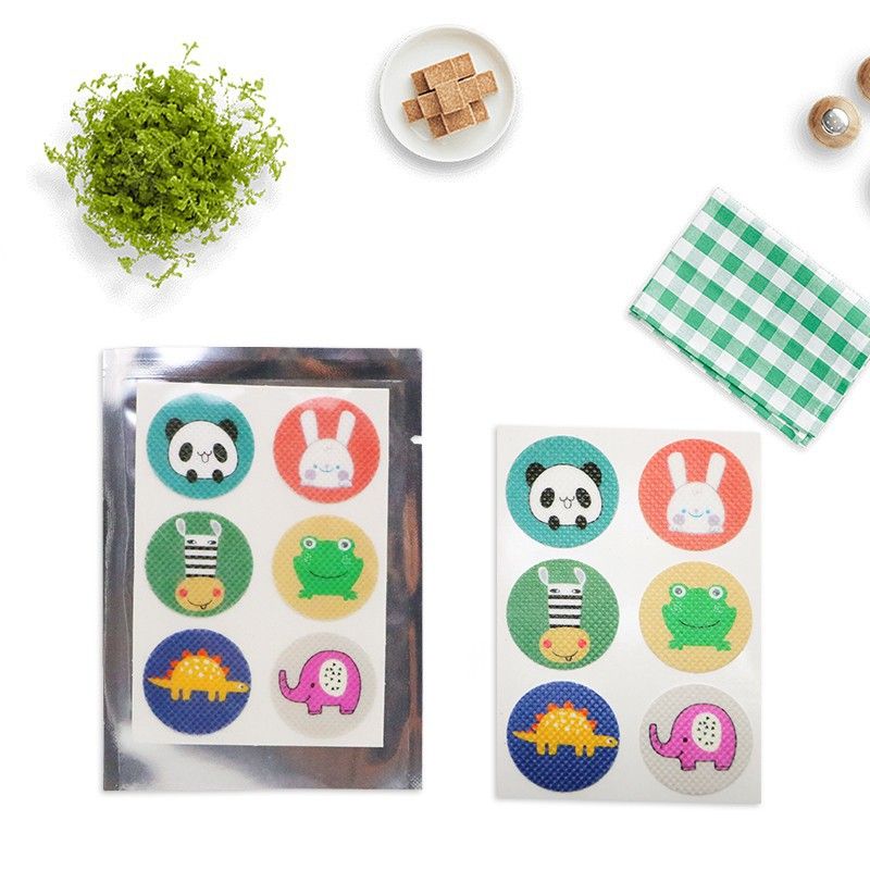 Children's and adults' mosquito repellent stickers, summer outdoor physical mosquito prevention, long-lasting protection, mosquito repellent plant formula