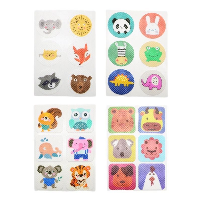 Children's and adults' mosquito repellent stickers, summer outdoor physical mosquito prevention, long-lasting protection, mosquito repellent plant formula