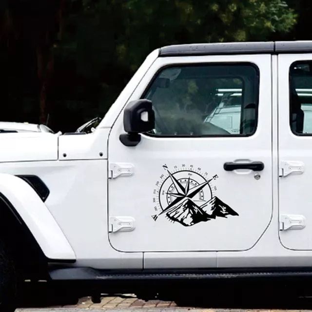 Compass wilderness car sticker
