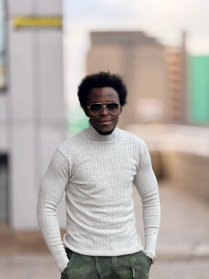 light grey unisex pullneck