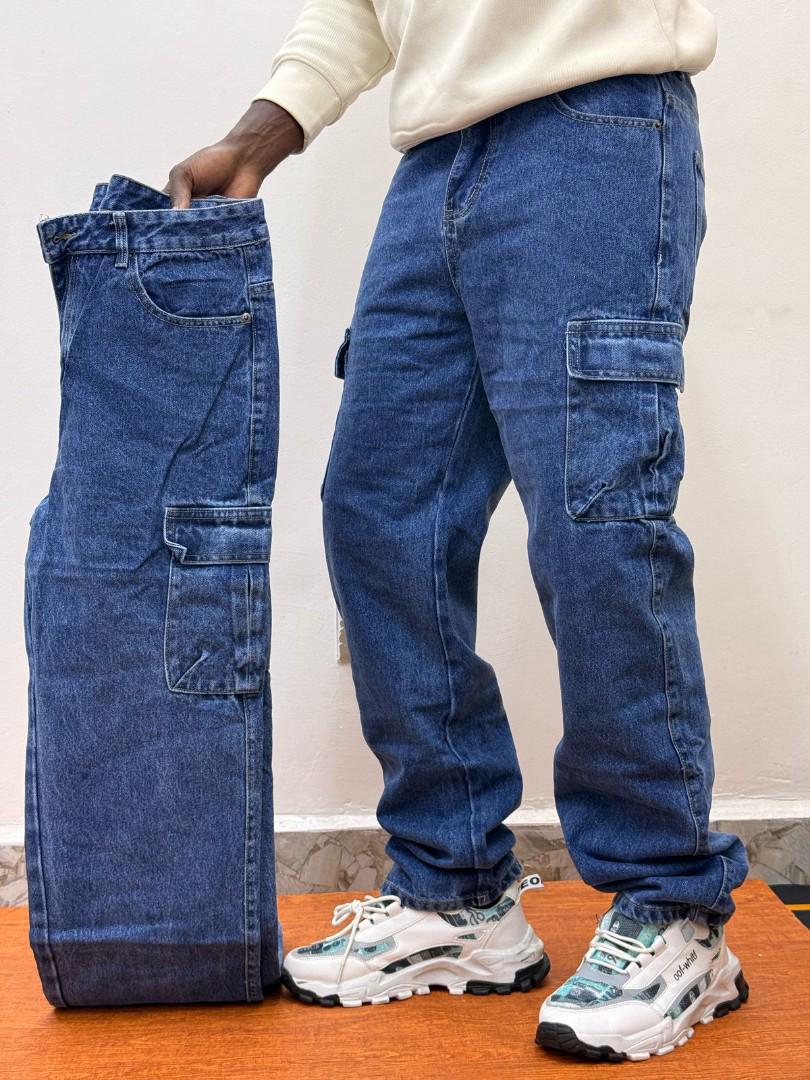 Baggy Cargo denim jeans