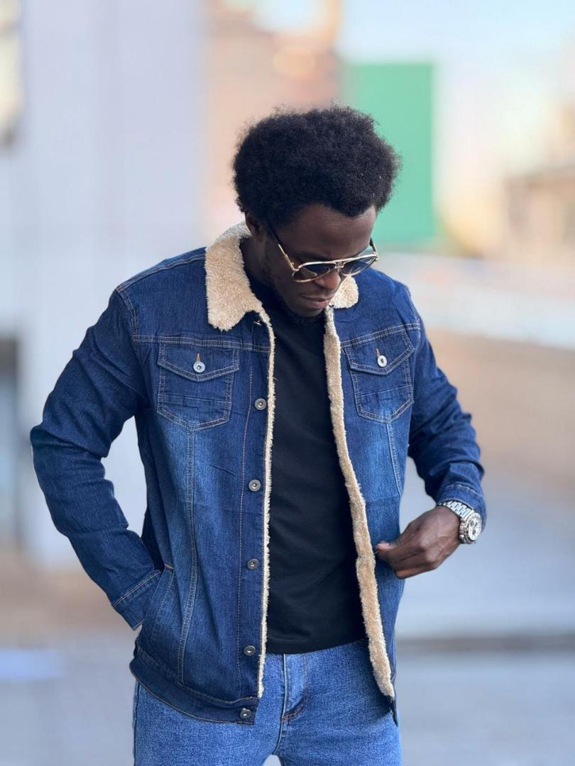 Men fur denim jackets