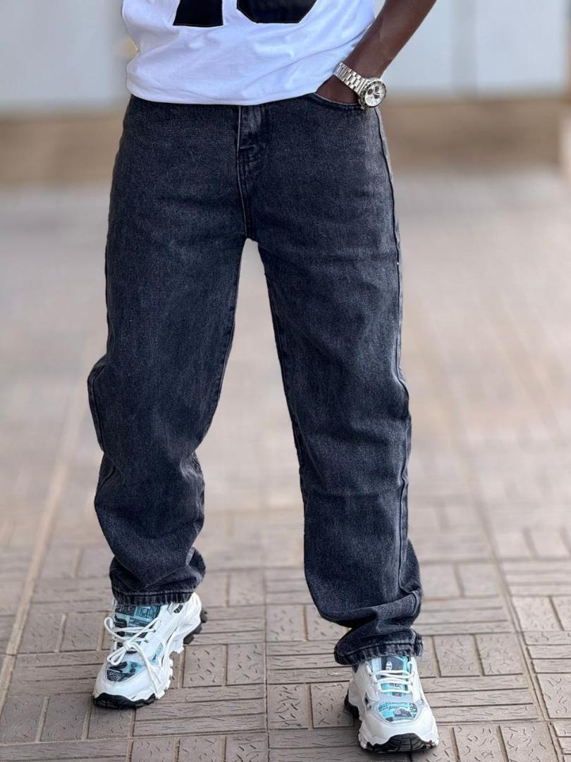 Baggy unit grey denim jeans
