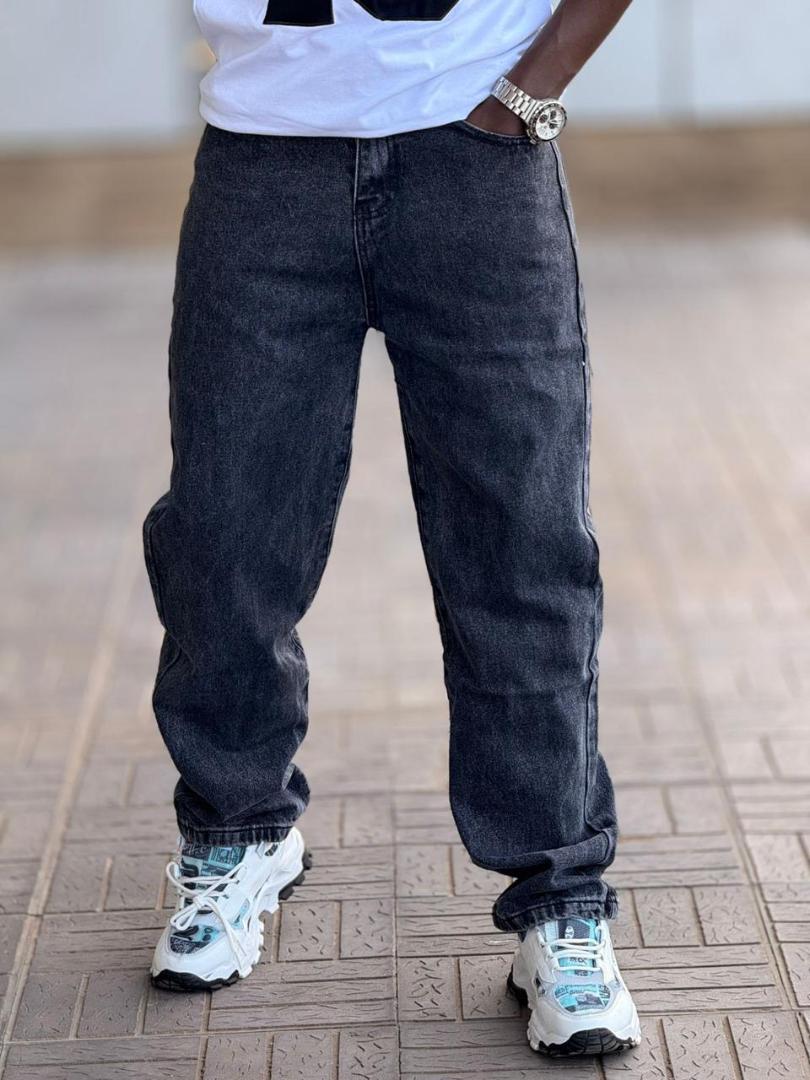 Baggy unit grey denim jeans