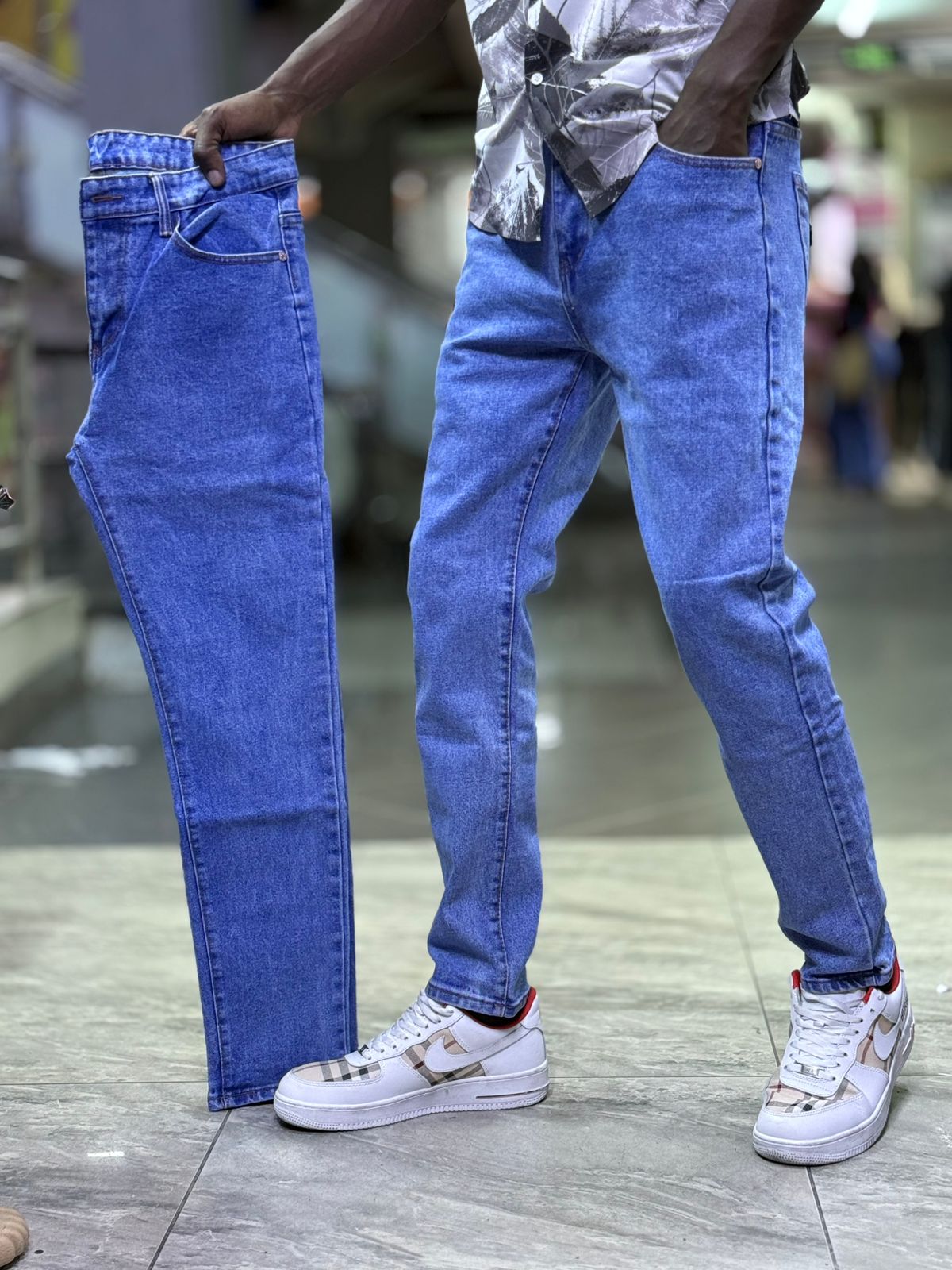 Denim Blue Men Jeans