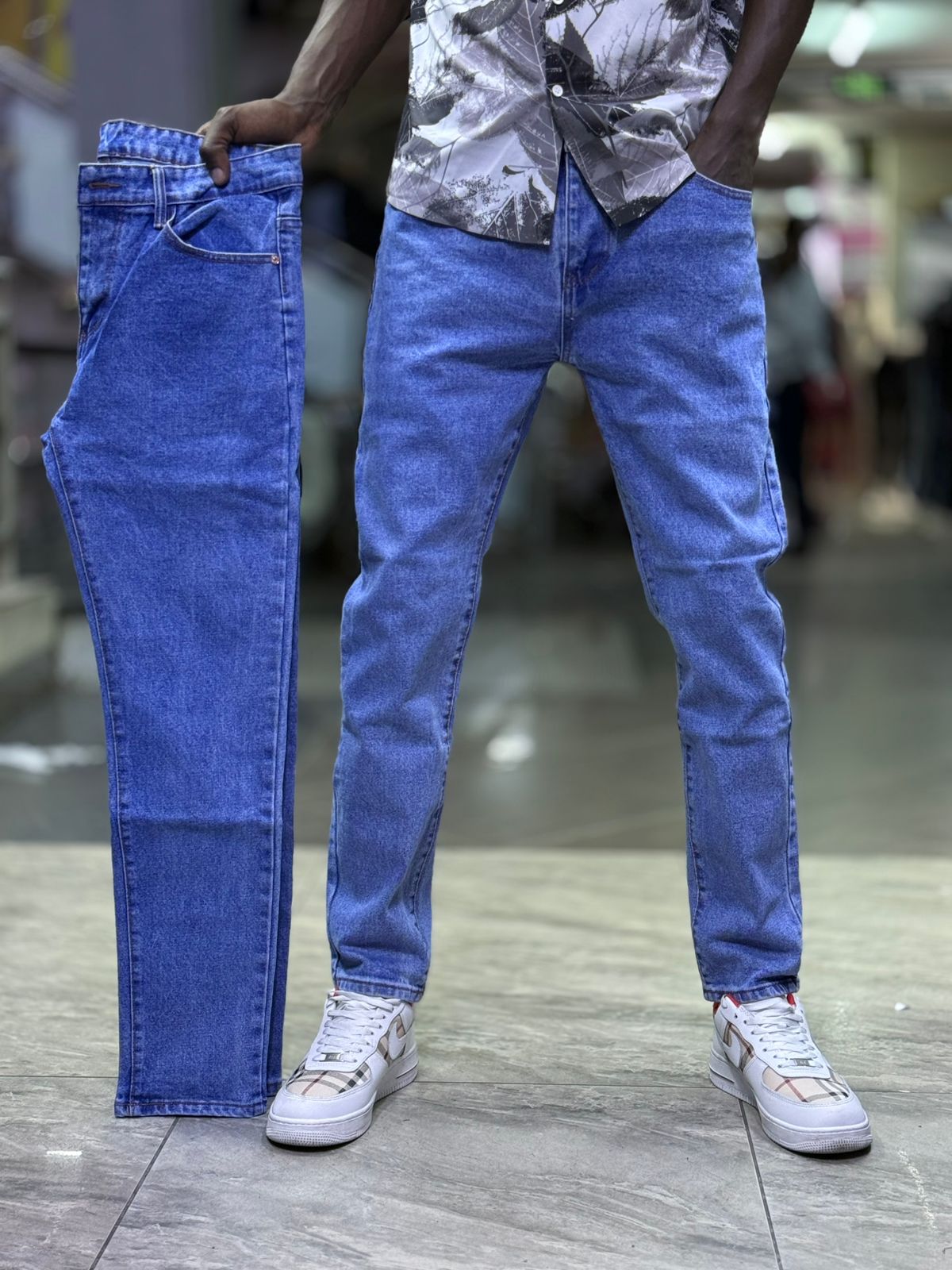 Denim Blue Men Jeans