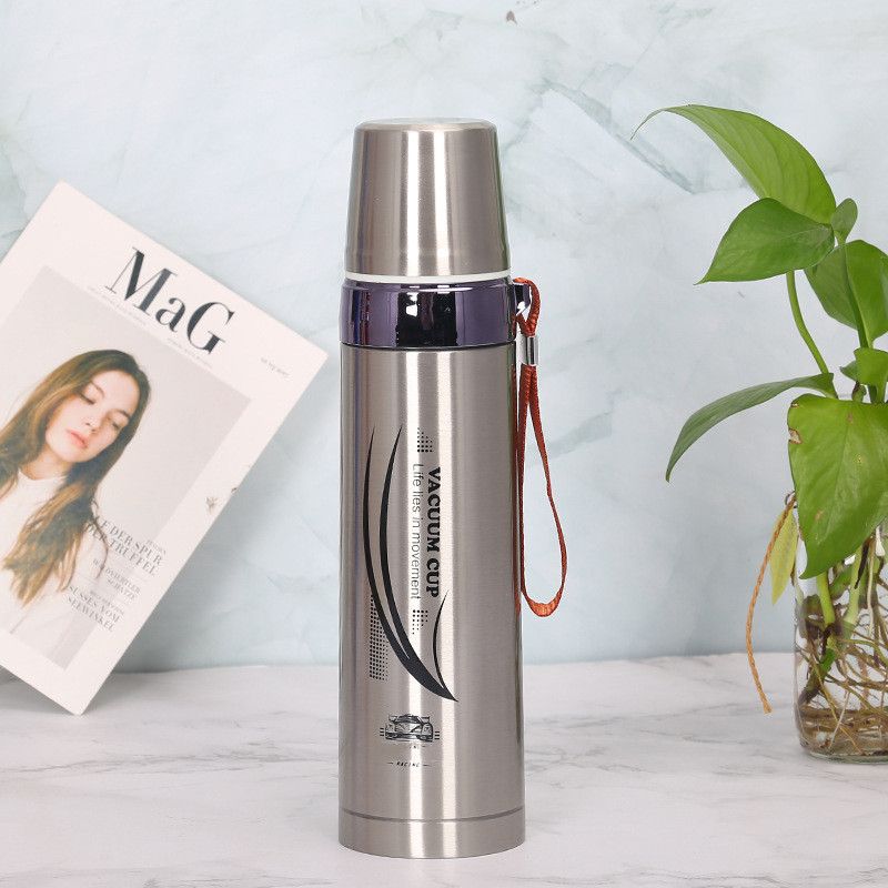 Premium 750ML Stainless Steel Thermos Cup | 2-Layer Insulated Vacuum Travel Mug | Leak-Proof, Portable, Stylish for Coffee, Tea & Water