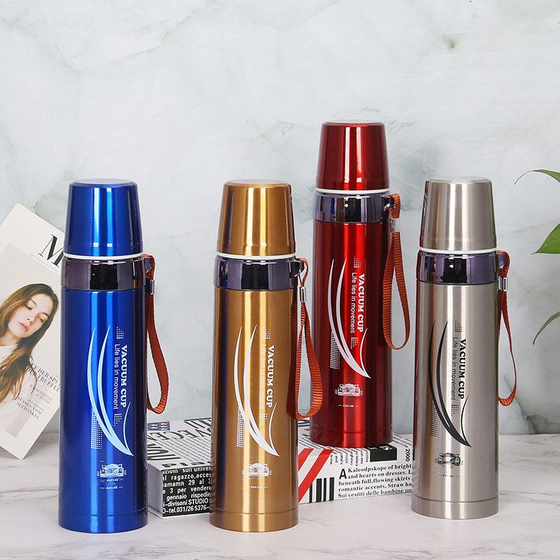 Premium 750ML Stainless Steel Thermos Cup | 2-Layer Insulated Vacuum Travel Mug | Leak-Proof, Portable, Stylish for Coffee, Tea & Water