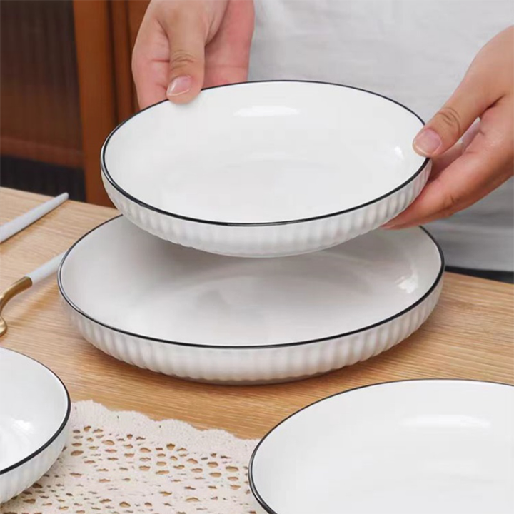 🌟 SPECIAL OFFER! 🔥 HIGH QUALITY! 🍽️ Ceramic 18-Piece Japanese Dinner Set 🇯🇵 – 6 🥤 Mugs + 6 🍛 Dinner Plates – +6 bowls Luxurious & Beautiful! ✨ Enjoy Every Meal! 😋