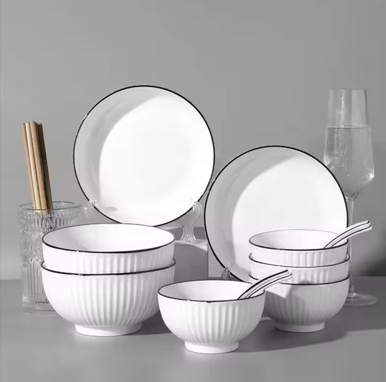 🌟 SPECIAL OFFER! 🔥 HIGH QUALITY! 🍽️ Ceramic 18-Piece Japanese Dinner Set 🇯🇵 – 6 🥤 Mugs + 6 🍛 Dinner Plates – +6 bowls Luxurious & Beautiful! ✨ Enjoy Every Meal! 😋