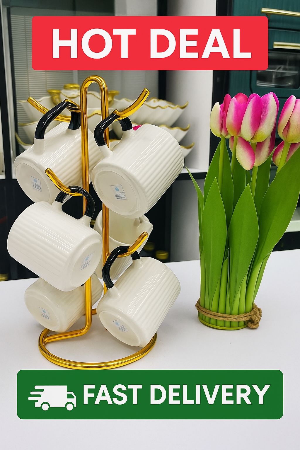 🔥 HOT DEAL! 6PCS Premium Ceramic Cups ☕ – Strong Insulated Mugs | Value Pack for Coffee & Tea 🍵 | Keeps Drinks Hot Longer 🔥 CRAZY OFFER – Limited Time Only! 🚀