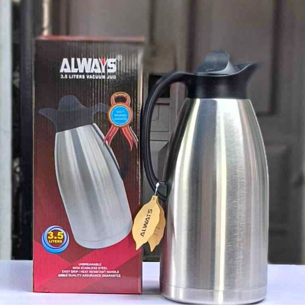 🔥 NEW ARRIVAL ALERT! SUNDABEST Premium Stainless Steel Vacuum Jug 💧☕ – 2L | 2.5L | 3L 🔥✨ Elegant. Durable. Keeps Drinks Hot or Cold for Hours! ✨Perfect for Home, Office & Travel Use 🚗🏠💼