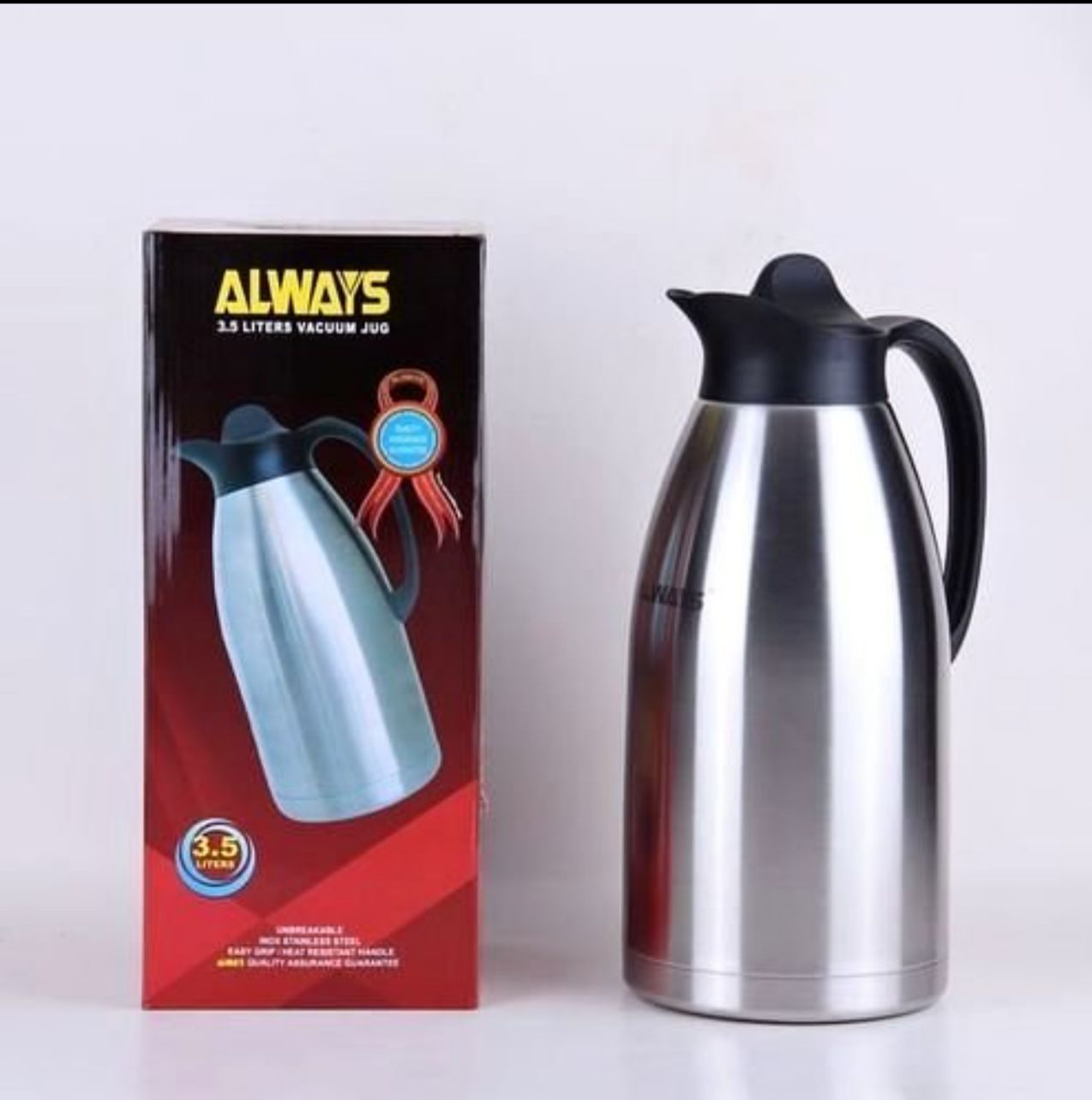 🔥 NEW ARRIVAL ALERT! SUNDABEST Premium Stainless Steel Vacuum Jug 💧☕ – 2L | 2.5L | 3L 🔥✨ Elegant. Durable. Keeps Drinks Hot or Cold for Hours! ✨Perfect for Home, Office & Travel Use 🚗🏠💼