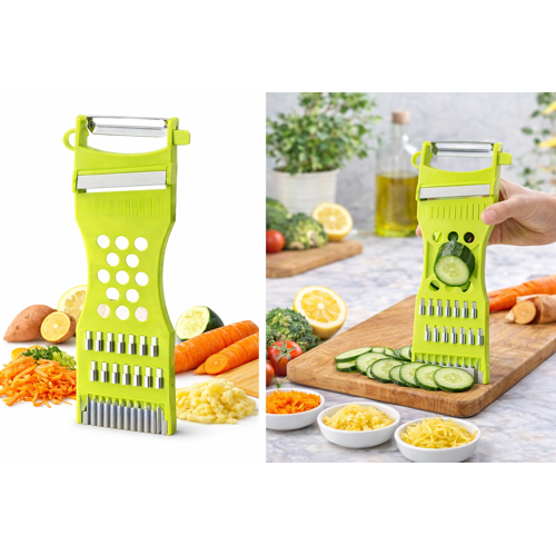 🔥 LIMITED SPECIAL OFFER! PRICE DROP! 7-in-1 Carrot Grater & Vegetable Cutter 🥕🍋 – Potato Peeler, Fruit Slicer, Masher & Kitchen Tool 🍽️ Perfect for Home Cooking