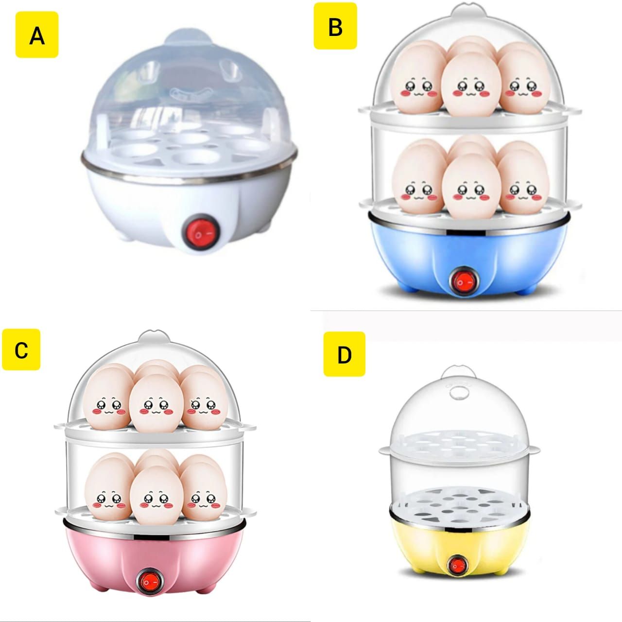 SAVE TIME, MAKE WORK EASIER. NEW ARRIVALS!!! ELECTRIC EGG BOILER EGG POCHER STEAMER EGG COOKER.