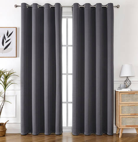 HIGH QUALITY ELEGANT CURTAINS- For Window And Door Sitting Room Bedroom And Balcony (1.5M+1.5M+2M SHEAR)