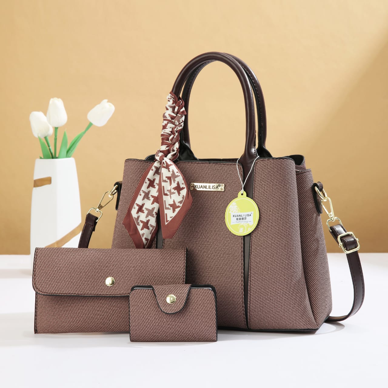 New in, 3 in1pc Classy tote women handbag
