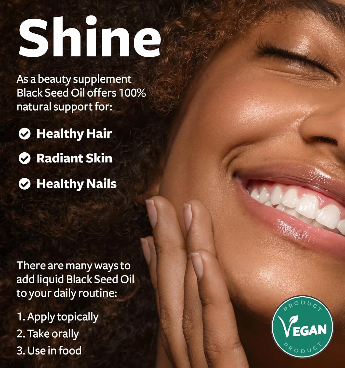 Hemani Organic Black Seed Oil Premium Cold-Pressed Nigella Sativa Producing Pure Black Cumin Seed Oil- Aids in Digestive Health, Immune Support, Brain Function, Joint Mobility, Antioxidant Supplement.