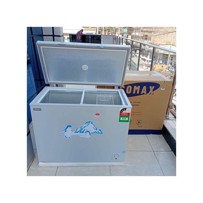 Ecomax 219 Litres Large Capacity Chest Freezer with guard gift