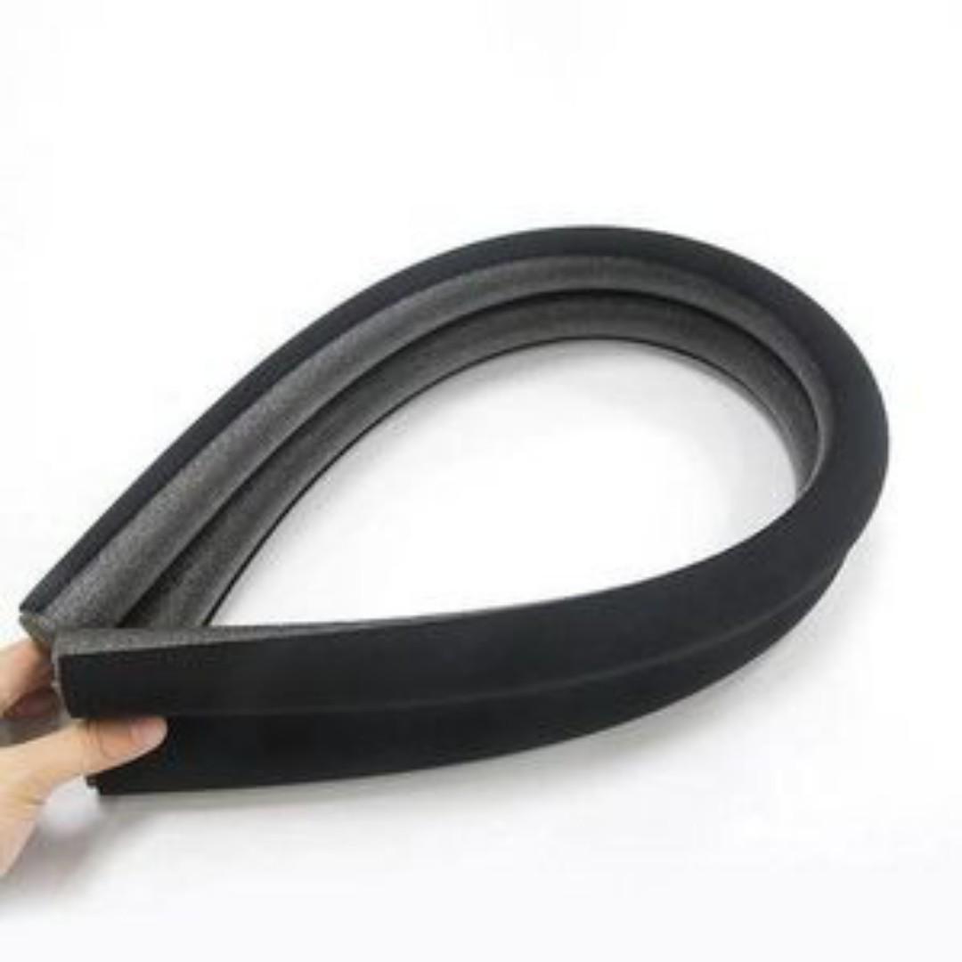 under the door space sealer noise cold pest blocker BLACK