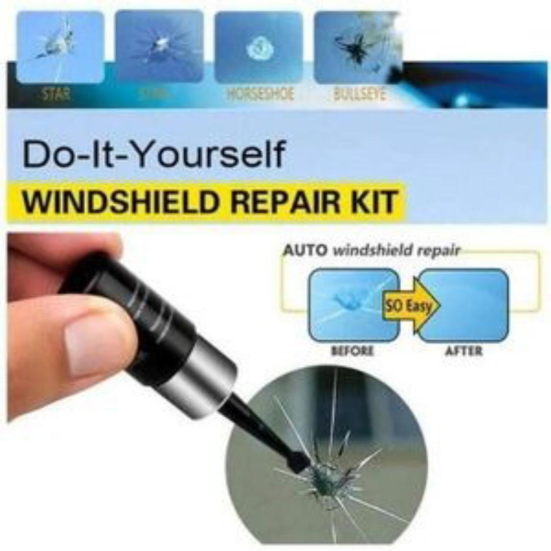 windscreen crack repair tool kit